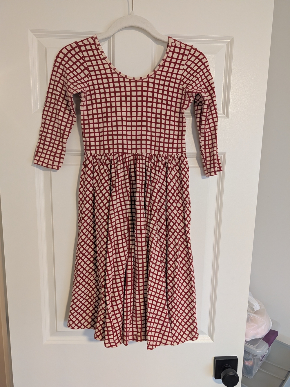 Wndowpane long-sleeve dress from Alice + Ames